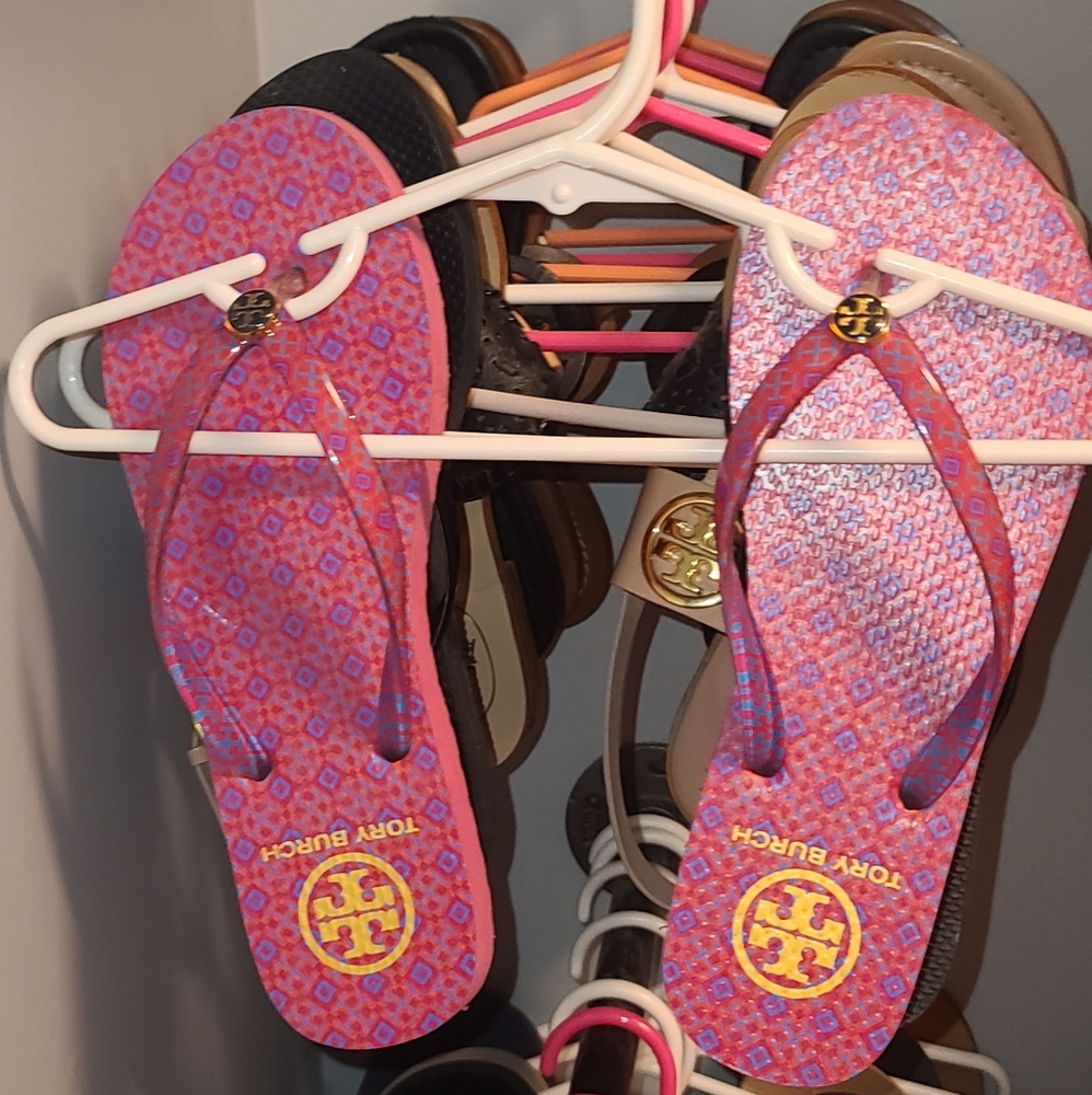 Tory Burch thin strap flip flop